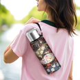thumbnail image 6 of 20 Oz Pioneer Flower Coffee Tumbler Double Wall Insulated Stainless Steel Water Bottle | Metal Reusable Thermoses Flask with Cup Cap | Leak & Sweat Proof with Anti-Dust Lid, 6 of 7