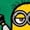 KELLY GREEN, variant on Minions - Dress To Impress Yourself - Toddler & Youth Short Sleeve Graphic T-Shirt