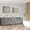 Grey, variant on Vanity Art 96 in. W Double Sink Bathroom Vanity with Ceramic Top and Two Free Mirrors