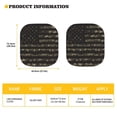 thumbnail image 5 of KUIFORTI Front Windshield Sun Shade American Flag Car Sun Shade for Front Window, 2 Pieces Auto Sun Visor Heat Protection, Universal Car Sunscreen Blocks UV Rays, 5 of 5