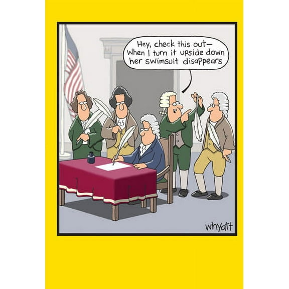 Nobleworks Feather Pen Funny / Humorous Tim Whyatt Birthday Card