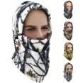 thumbnail image 4 of Thermal Fleece Balaclava Hat Camouflage Hood Cover Ski Bike Wind Stopper Winter Face Windproof for Men Women, 4 of 11