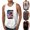 Gray, variant on WREESH Independence Day Tank Tops for Men Crew Neck Sleeveless Graphic Tees Great for Casual Wear Gray