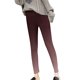 thumbnail image 4 of Gibobby Leggings de cintura alta Leggings adecuados para mujer Pantalones casuales Elástico de cintura alta Patrón retro Impreso Forro polar Capris Termal Longitud total, invierno（Vino， M), 4 of 5