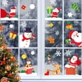 thumbnail image 2 of 3 hojas de pegatinas navideñas, pegatinas para ventanas, pegatinas decorativas, pegatinas navideñas para ventanas, pegatinas estáticas navideñas, D JM, 2 of 5