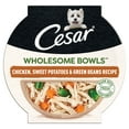 thumbnail image 3 of (4 pack) Cesar Wholesome Bowls Chicken, Sweet Potato & Green Beans Recipe Adult Wet Dog Food, 3 oz Bowl, 3 of 13