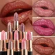 thumbnail image 2 of 6 Colors Glitter Lipstick Waterproof Lasting Diamond Pearlescent Metallic Lipstick Pink Red Lip Gloss Women Lips Makeup Cosmetic, 2 of 5