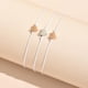 thumbnail image 5 of Diseño Bohemio Mujeres Accesorio Lindo Ornamento de Punto Pulsera Playa Corazón Pulseras, 5 of 5