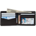 thumbnail image 3 of Alpine Swiss Wallet for Men Nolan Commuter Bifold Dual ID Windows for License Work Badge RFID Protection Divided Bill Section Gift Boxed, 3 of 7