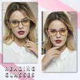 thumbnail image 5 of VIDEBLA 4 Pack Reading Glasses for Women Blue Light Blocking Spring Hinge Ladies Eyeglasses, 5 of 8
