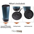 thumbnail image 2 of Nextmug Go - Temperature-Controlled, Self-Heating Travel Mug (Slate Blue - 16 oz.), 2 of 6
