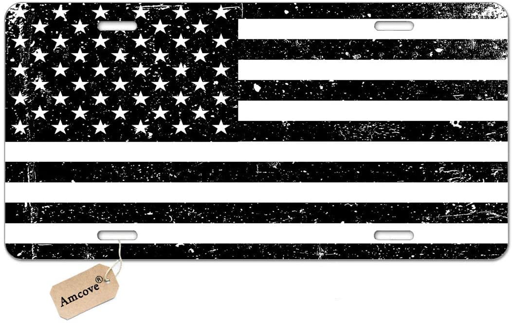 Amcove License Plate USA and California State Flag Decorative Car Front License Plate,Vanity Tag,Metal Car Plate,Aluminum Novelty License Plate for Men/Women/Boy/Girls Car,6 X 12 Inch Amcove License Plate USA and California State Flag Decorative Car Front License Plate,Vanity Tag,Metal Car Plate,Aluminum Novelty License Plate for Men/Women/Boy/Girls Car,6 X 12 Inch