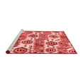 thumbnail image 2 of Ahgly Company Machine Washable Indoor Rectangle Abstract Red Modern Area Rugs, 7' x 10', 2 of 4