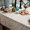 thumbnail image 3 of Electronicheart Ustyle Christmas Gold Stamping Tablecloth Home Dining Table Cloth Holiday Decorative Table Cover, White, 6pcs Pillowcase, 3 of 8