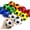Assorted Color, variant on Novelty Place 12 Pack Squeezable Stress Soccers - Anti-Stress Balls for Tension Relief - Relaxation Gadgets, Fidget Toys