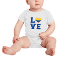thumbnail image 2 of Love Colombie Drapeau Cœur Cache-Couches pour Bébé, 2 of 5