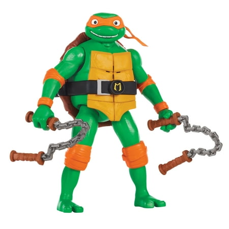 TMNT Mutant Mayhem 5.5” Michelangelo Deluxe Ninja Shouts Figure by Playmates Toys