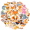 4A, variant on 35pcs-50pcs Cute Animal Stickers Kids Stickers Toy Funny Stickers for Luggage Notebooks Backpacks