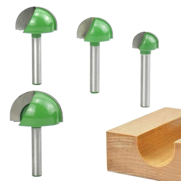 Juego de brocas de acero de 4 piezas The Artisan's Choice, diseñado por expertos para ranurado de punta redonda, diámetros de corte de 16 mm a 32 mm, ideal para madera y materiales compuestos,