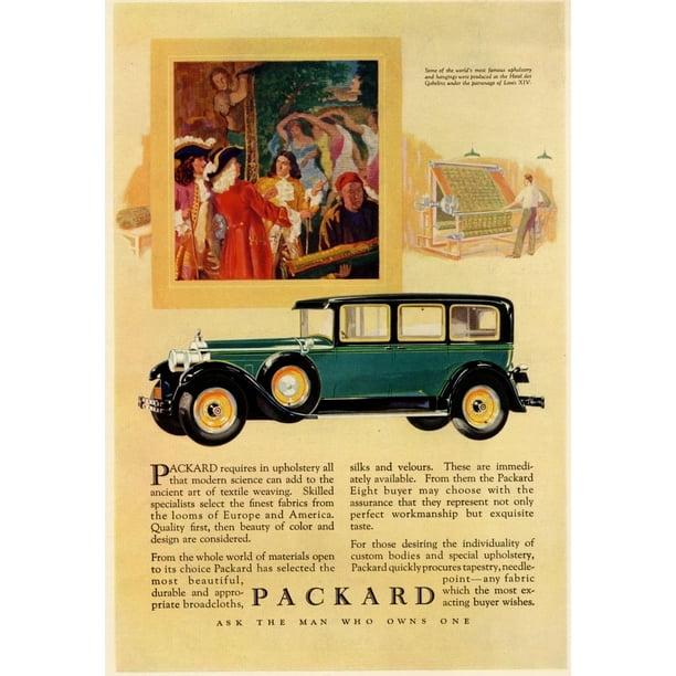 Packard; Upholstery Poster Print by Unknown (18 x 24)
