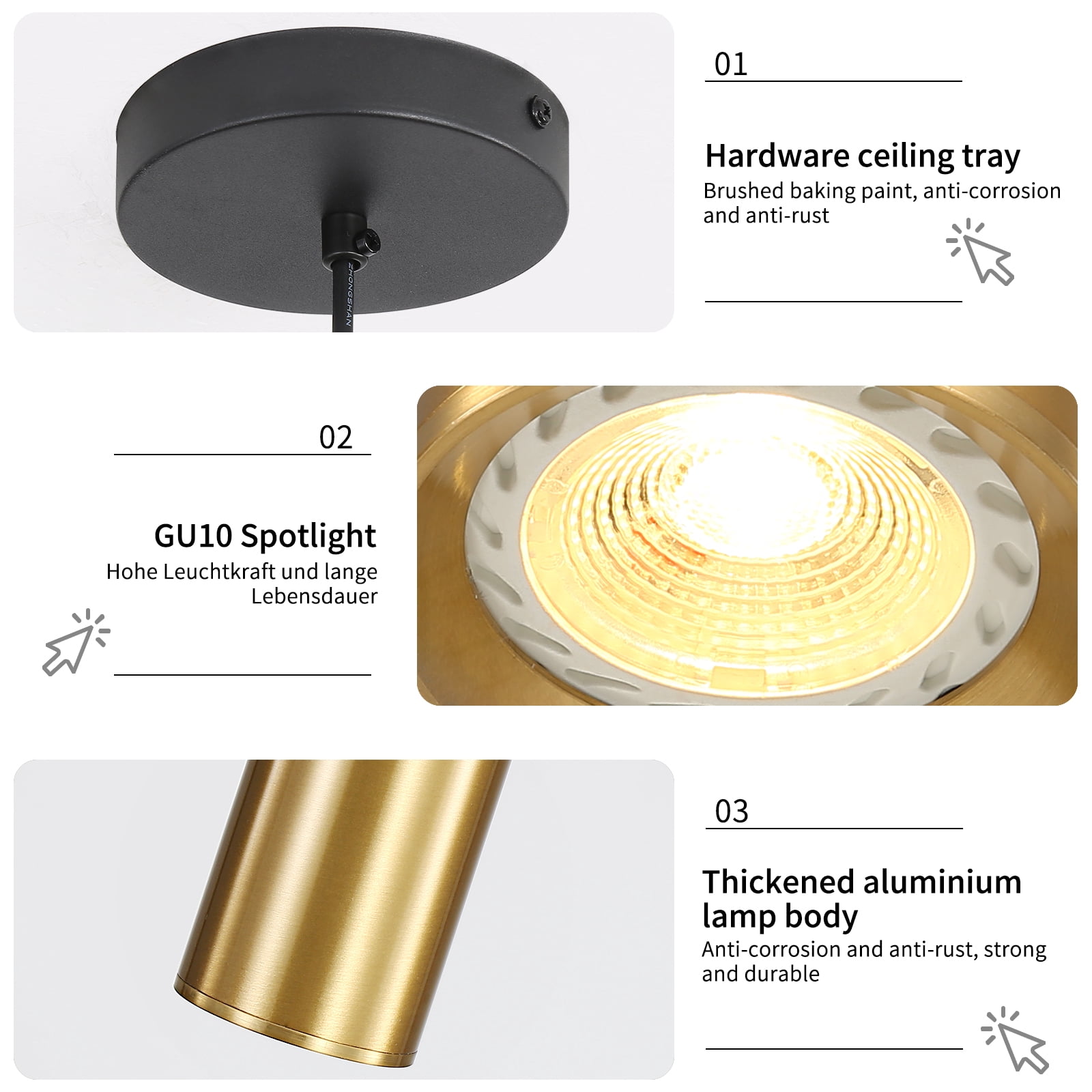 Modern Linear Pendant Light for Kitchen Island LED Hanging Light Fixture with Bubble Acrylic 3 Color 3000K/4500K/6500K, Mini Ceiling Chandelier Lighting