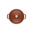 thumbnail image 5 of Staub Cast Iron 5.5-qt Round Cocotte - Burnt Orange, 5 of 8