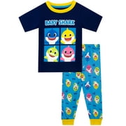 Baby Shark Boys Pajamas Blue Sizes 18M-6