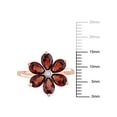 thumbnail image 2 of Everly Women's Garnet 10k Rose Gold Ring, 2 of 7