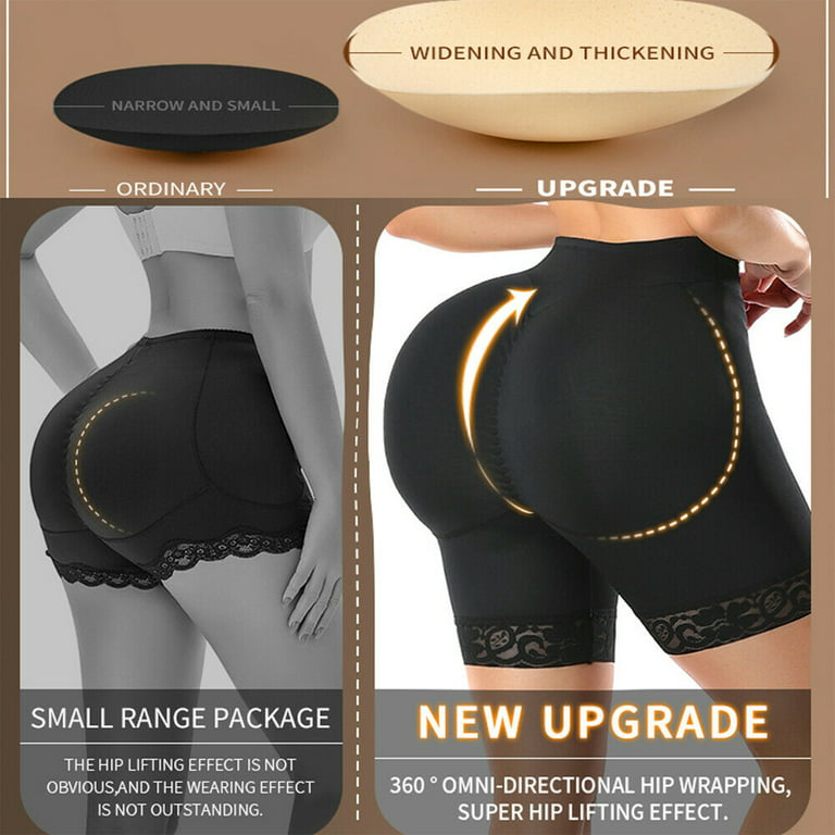 POP CLOSETS Butt Lifter Panties Lace Shapewear for Women Hip Enhancer Tummy  Control Body Shaper Seamless Shorts Fake Butt Padded Underwear