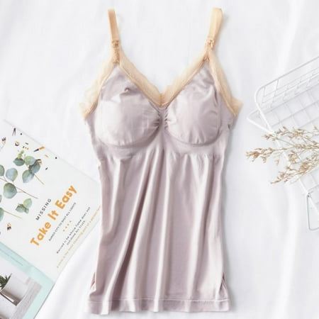 

Women s Nursing Tank Top Cami Maternity Bra Breastfeeding Shirts