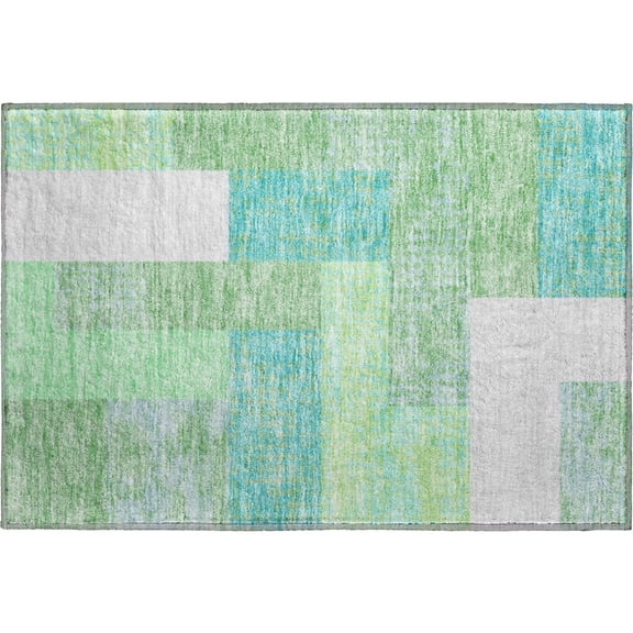 Dalyn Rugs Premium Machine Washable Mayfield AMF941 Aloe 1'8" x 2'6" Rug