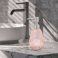 thumbnail image 6 of Unique Bargains 1 Pc Durable Argyle Soap Dispenser 11.84oz Orange Silver Tone, 6 of 6