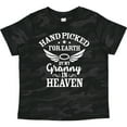 thumbnail image 3 of Inktastic Handpicked for Earth by My Granny in Heaven with Angel Wings Boys or Girls Toddler T-Shirt, 3 of 5