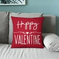 thumbnail image 2 of Housses de Coussin de Saint-Valentin, Housse de Coussin Imprimée en Lin, Housse de Coussin de Vacances, Taie d'Oreiller pour Salon, Housses de Coussin Rouges pour Salon, 2 of 6