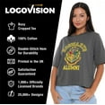 thumbnail image 4 of Harry Potter Hogwarts Alumni Women's Boxy Cropped T-Shirt Casual Graphic Tee, 4 of 6