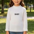 thumbnail image 5 of Hurxie Girls Half Turtleneck Long Sleeve Knit Slim Sweater Pullover Tops 9-10 Years, 5 of 7