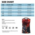 thumbnail image 6 of Fotbe Men's Artistic Dewdrop Rose Print Men's Sleeveless Muscle Tank Tops Casual T-Shirts for Gym Workout Beach-Large, 6 of 8