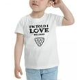 thumbnail image 3 of I'm Told I love Billiard Cute Toddler T Shirts for Boys Girls (White, Youth M), 3 of 5