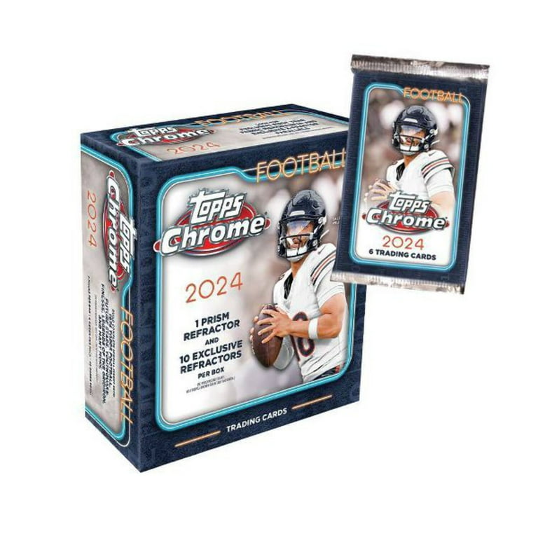 2024 Topps Chrome Football Trading Card Mega Box - Walmart.com
