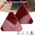 thumbnail image 1 of Triangular Trailer Reflector, Pack of 2, 15 x 15 x 15 cm, Hole Spacing 70 mm, Screw-on or Adhesive Reflector Left/Right, Standard Rear Reflective Car, 1 of 4