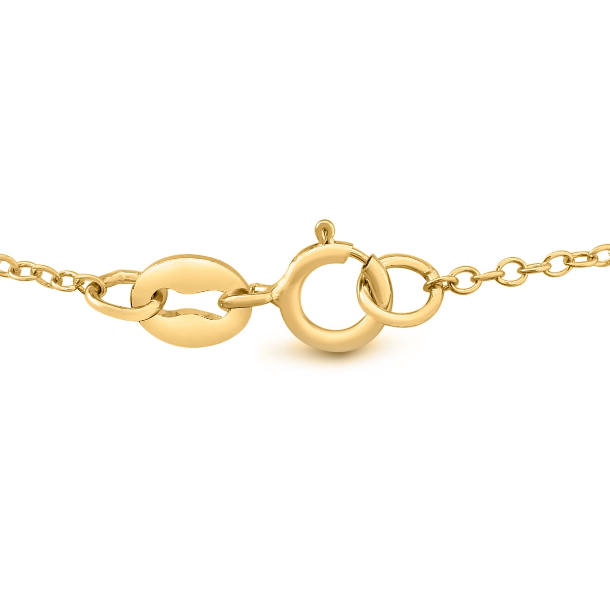 SuperJeweler Nearly 1/2 Carat Diamond Solitaire Necklace in 14 Karat Yellow Gold for Women