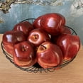 thumbnail image 2 of Artificial Red Apples, Christmas Fake Apple, Simulation Fruit Decor, Decoration Artificial Realistic Fruit, Christmas Decoratives Model for Home Kitchen Table Photography Party Photo Props, 2 of 7
