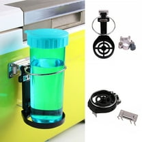 Cheers.US Drink Cup Holder for Boat Pontoon Canoe Golf Cart Beach/Lawn Chair Foldable Tea Cup Holder