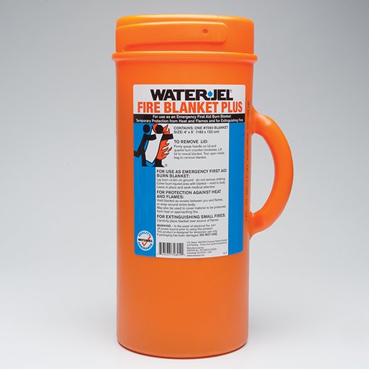 WaterJel Fire Blanket Plus (Canister), 6' x 5' Model 726004, Each