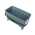 thumbnail image 4 of Cubo para fregona con escurridor, cubo portátil, rectangular resistente con ruedas para oficina, hotel, hogar, restaurante Gris, 4 of 8