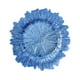 thumbnail image 3 of Plato de servicio de vidrio con borde dorado Plato de ensalada europeo Plato de vidrio Comida occidental Fruta azul, 3 of 9