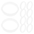 thumbnail image 2 of 10PCS DIY Hamster Mouse Cage Tunnel Rings Replacement Tube Rings Connectors, 2 of 8