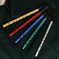 thumbnail image 3 of Irish Whistle Flute C Key D Key Ireland Tin Penny Whistle 6Hole Flute Instrument Gold D Key, 3 of 9