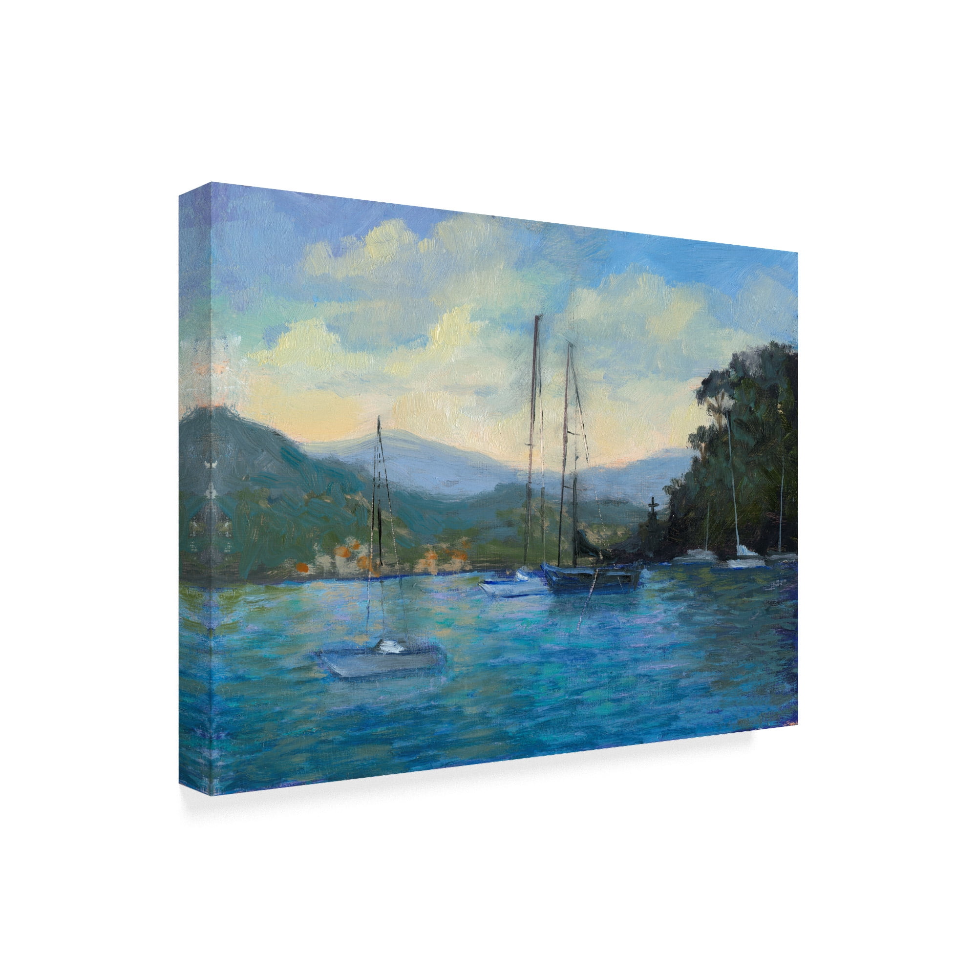 Trademark Fine Art 'Portofino Bay' Canvas Art by Mary Jean Weber