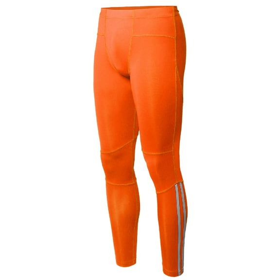 FashionOutfit Men's Athletic Compression Base Under Layer Fitness Running Tight Pant